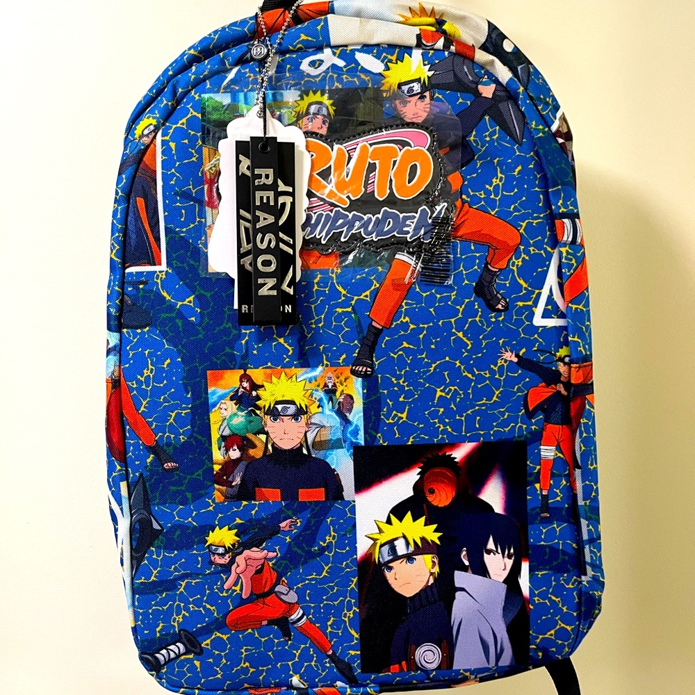 REASON BRAND Naruto backpack 17” (New) BP-F03